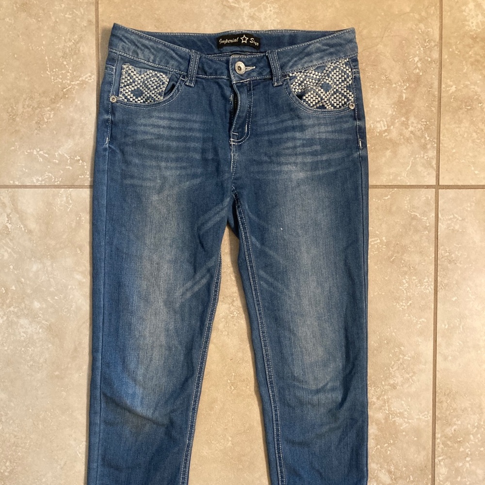 Jeans with embroidery